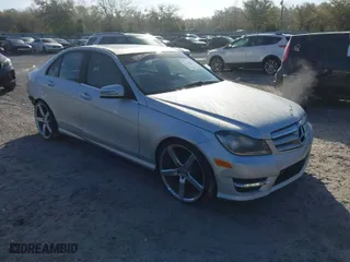 2013 Mercedes-Benz C-Class C 250 Sport with VIN WDDGF4HB0DA773261, listed as a IAAI auction lot 41856954 with NaN miles. Bid and sale history available at carsss.com. Image 1.