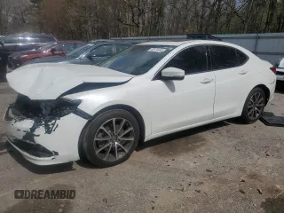 2016 Acura TLX V6 with VIN 19UUB2F35GA001837, listed as a Copart auction lot 49124445 with 0 mi miles and Salvage Title. Bid and sale history available at carsss.com. Image 1.