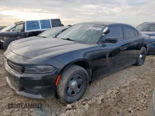 2019 Dodge Charger Police with VIN 2C3CDXAG9KH660059, listed as a Copart auction lot 52319915 with 52,985 mi miles and Clean title. Bid and sale history available at DreamBid. Image 1.