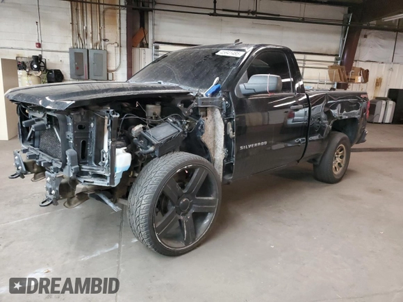 2014 Chevrolet Silverado 1500 Work Truck with VIN 1GCNKPEHXEZ344865, listed as a Copart auction lot 45941485 with 224,541 mi miles and Salvage Title. Bid and sale history available at DreamBid. Image 1.