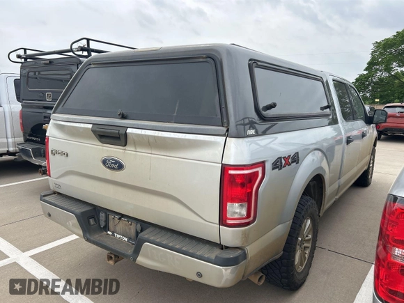 2017 Ford F-150 XL with VIN 1FTFW1EF4HKD77975, listed as a IAAI auction lot 42202622 with 141,393 mi miles. Bid and sale history available at carsss.com. Image 1.