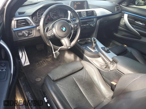 2016 BMW 4 Series 435i xDrive with VIN WBA3R5C59GK373864, listed as a Copart auction lot 71182154 with 133,585 mi miles and Salvage title. Bid and sale history available at DreamBid. Image 8.