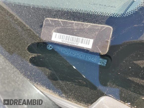 2023 Lexus RC 350 F Sport z VIN JTHGZ5DC5P5011948, wystawiony jako Copart lot #54152055 z przebiegiem 7 227 mil mil oraz Szkoda całkowita • Salvage title. Historia ofert i sprzedaży dostępna na DreamBid. Obrazek 12.
