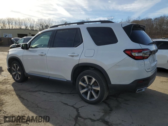 2025 Honda Pilot Elite with VIN 5FNYG1H86SB022085, listed as a Copart auction lot 83866204 with Not Provided miles and Salvage Title. Bid and sale history available at DreamBid. Image 2.