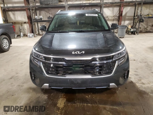 2024 Kia Seltos SX with VIN KNDETCA73R7622283, listed as a Copart auction lot 50355475 with 19,837 mi miles and Salvage title. Bid and sale history available at DreamBid. Image 5.
