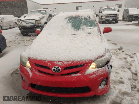 2013 Toyota Corolla L with VIN 5YFBU4EE0DP093820, listed as a IAAI auction lot 41832927 with 161,204 mi miles. Bid and sale history available at carsss.com. Image 12.