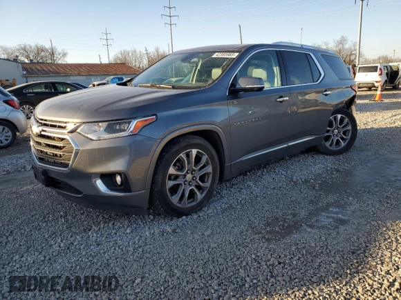 2020 Chevrolet Traverse Premier with VIN 1GNEVKKW8LJ129713, listed as a Copart auction lot 42385985 with 71,527 mi miles and Salvage Title. Bid and sale history available at carsss.com. Image 1.