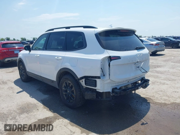 2024 Kia Telluride SX Prestige X-Pro with VIN 5XYP5DGC8RG533874, listed as a IAAI auction lot 42377392 with 11,819 mi miles and . Bid and sale history available at DreamBid. Image 3.