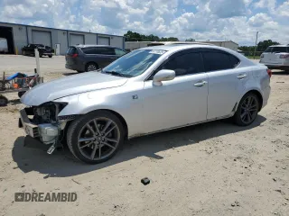 2012 Lexus IS 250 with VIN JTHBF5C21C2102237, listed as a Copart auction lot 63778605 with 248,359 mi miles and Salvage title. Bid and sale history available at DreamBid. Image 1.
