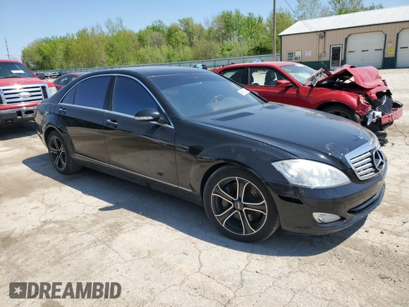 2008 Mercedes-Benz S-Class 5.5L V8 with VIN WDDNG86X28A193137, listed as a Copart auction lot 49550625 with 169,000 mi miles and Clean Title. Bid and sale history available at carsss.com. Image 4.