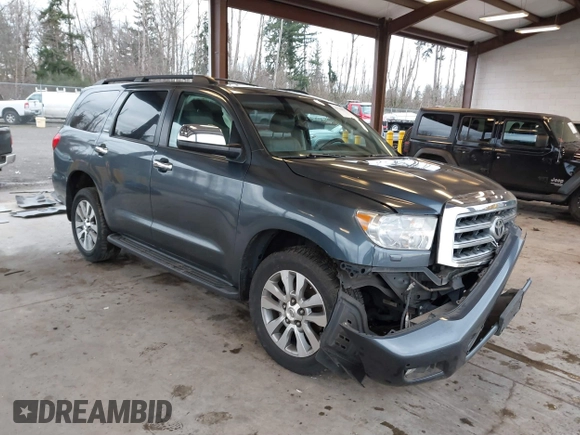 2008 Toyota Sequoia Limited with VIN 5TDBY68A58S010761, listed as a IAAI auction lot 41120472 with 126,270 mi miles and . Bid and sale history available at DreamBid. Image 1.