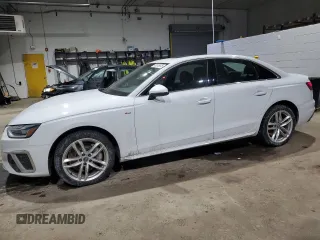 2020 Audi A4 Premium Plus with VIN WAUENAF42LN004742, listed as a Copart auction lot 43518875 with 48,888 mi miles and Salvage Title. Bid and sale history available at carsss.com. Image 1.