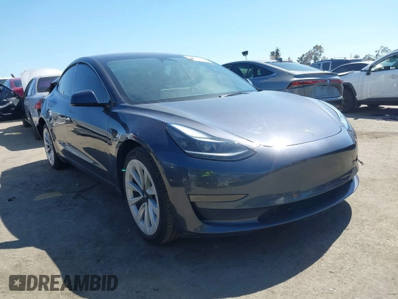 2023 Tesla Model 3 with VIN 5YJ3E1EA7PF673322, listed as a IAAI auction lot 42226767 with 18,367 mi miles and . Bid and sale history available at DreamBid. Image 1.