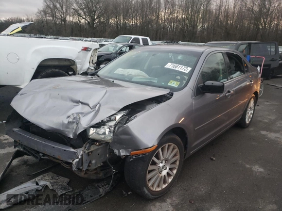 2006 Mercury Milan Premier with VIN 3MEHM08Z36R659174, listed as a Copart auction lot 53563714 with 0 mi miles and Salvage Title. Bid and sale history available at carsss.com. Image 1.