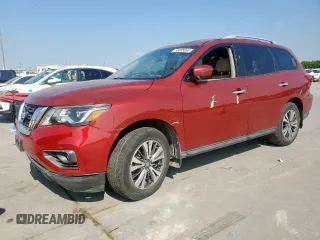 2017 Nissan Pathfinder Platinum with VIN 5N1DR2MN7HC684608, listed as a Copart auction lot 53585665 with 132,188 mi miles and Clean Title. Bid and sale history available at carsss.com. Image 1.