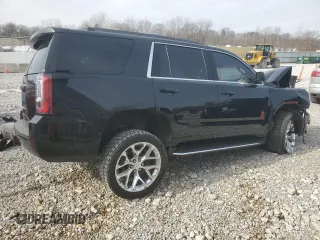 2019 GMC Yukon SLT Standard Edition with VIN 1GKS2DKC0KR389906, listed as a Copart auction lot 45219405 with 0 mi miles and Salvage Title. Bid and sale history available at carsss.com. Image 3.