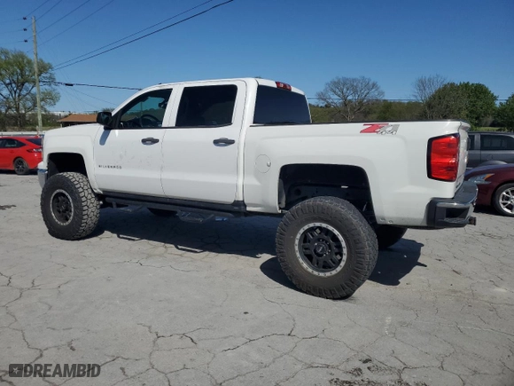 2014 Chevrolet Silverado 1500 LT with VIN 3GCUKREC1EG569641, listed as a Copart auction lot 52441175 with 108,098 mi miles and Salvage Title. Bid and sale history available at carsss.com. Image 2.