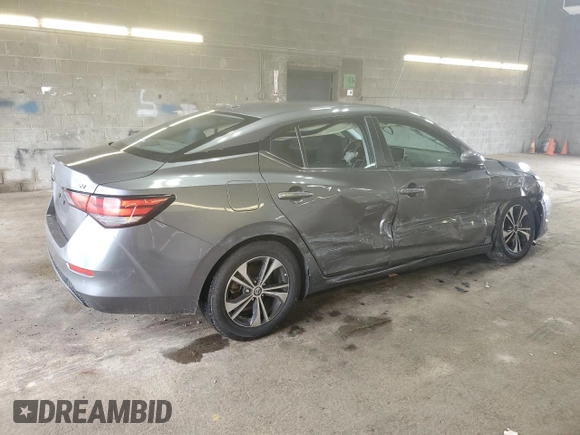 2021 Nissan Sentra SV z VIN 3N1AB8CV1MY256263, wystawiony jako Copart lot #55847445 z przebiegiem 60 037 mil mil oraz Szkoda całkowita • Salvage title. Historia ofert i sprzedaży dostępna na DreamBid. Obrazek 3.