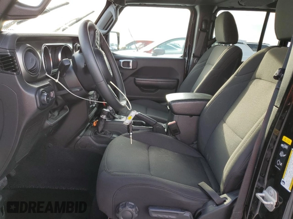 2023 Jeep Wrangler Sport S with VIN 1C4HJXDN9PW672113, listed as a Copart auction lot 75140904 with Not Provided miles and Non Repairable. Bid and sale history available at DreamBid. Image 7.