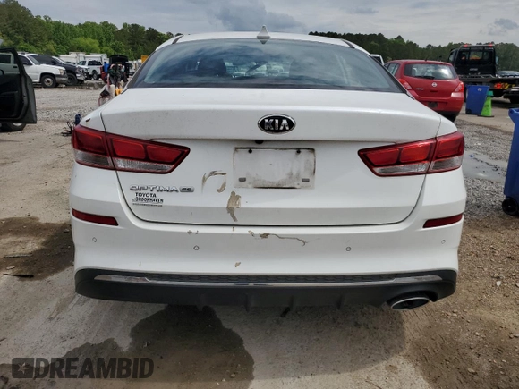 2019 Kia Optima S with VIN 5XXGT4L32KG282629, listed as a Copart auction lot 54585585 with 182,936 mi miles and Clean Title. Bid and sale history available at carsss.com. Image 6.