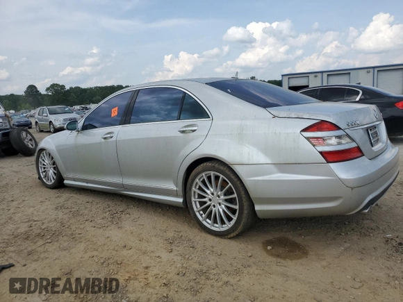 2007 Mercedes-Benz S 550 with VIN WDDNG86X27A107226, listed as a Copart auction lot 59608525 with Not provided miles and Clean title. Bid and sale history available at DreamBid. Image 2.