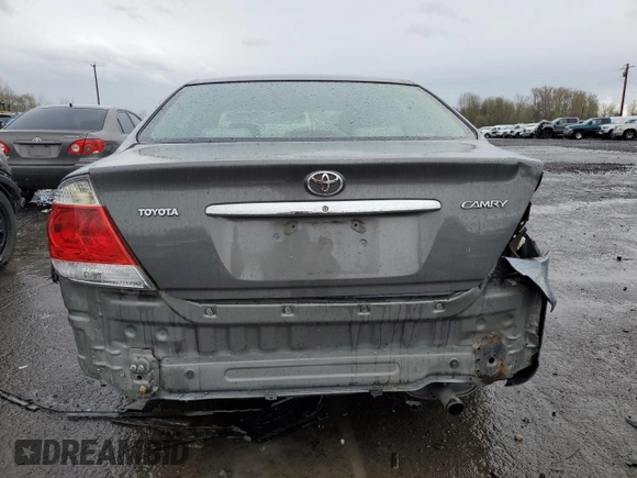 2006 Toyota Camry STD with VIN 4T1BE32K16U654691, listed as a Copart auction lot 50566665 with 169,062 mi miles and Salvage Title. Bid and sale history available at carsss.com. Image 6.