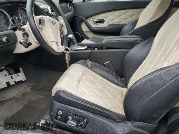2015 Bentley Continental GT with VIN SCBFT7ZA5FC041658, listed as a Copart auction lot 80502724 with Not Provided miles and Salvage Title. Bid and sale history available at DreamBid. Image 7.