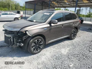 2018 Mitsubishi Outlander SEL with VIN JA4J24A57JZ031530, listed as a Copart auction lot 51758735 with 62,415 mi miles and Salvage title. Bid and sale history available at DreamBid. Image 1.