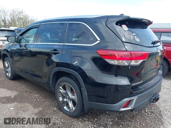 2017 Toyota Highlander Limited z VIN 5TDDZRFH5HS456593, wystawiony jako IAAI lot #42052388 z przebiegiem 181 293 mil mil oraz . Historia ofert i sprzedaży dostępna na DreamBid. Obrazek 3.