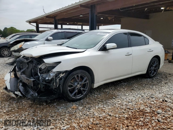 2014 Nissan Maxima S with VIN 1N4AA5AP8EC915538, listed as a Copart auction lot 52625465 with 199,189 mi miles and Salvage Title. Bid and sale history available at DreamBid. Image 1.