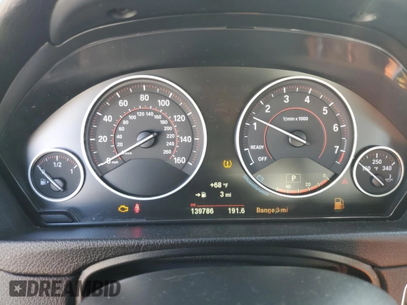 2017 BMW 3 Series 330i with VIN WBA8B9C51HK884830, listed as a Copart auction lot 46190095 with 139,786 mi miles and Clean Title. Bid and sale history available at carsss.com. Image 9.