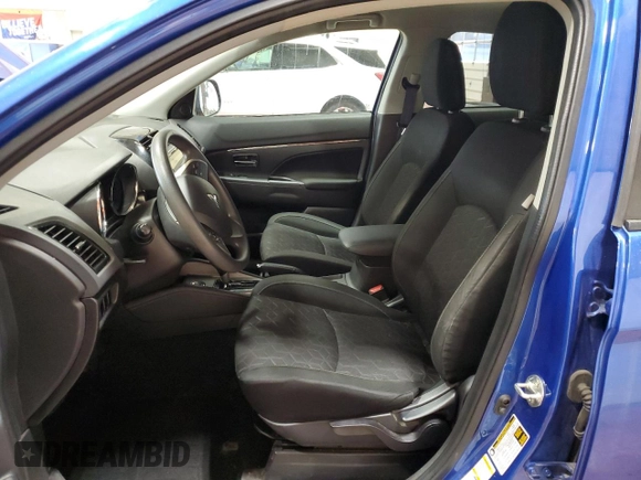 2020 Mitsubishi Outlander Sport ES 2.0 with VIN JA4AR3AU2LU005205, listed as a Copart auction lot 52110945 with 0 mi miles and Salvage Title. Bid and sale history available at carsss.com. Image 7.