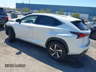 2021 Lexus NX with VIN JTJGARDZ8M5024318, listed as a IAAI auction lot 41859088 with 39,580 mi miles. Bid and sale history available at carsss.com. Image 3.
