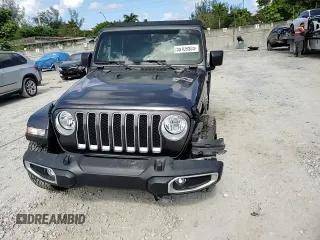 2021 Jeep Wrangler Unlimited Sahara с VIN 1C4HJXEN9MW574788, выставлен на аукционе Copart как лот 55109505 с пробегом 21 974 миль миль и Списание • Salvage title. История ставок и продаж доступна на DreamBid. Изображение 13.