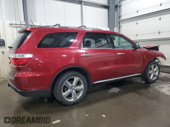 2013 Dodge Durango Citadel с VIN 1C4RDJEG3DC677586, выставлен на аукционе Copart как лот 55267455 с пробегом 237 031 миль миль и На запчасти • Non repairable. История ставок и продаж доступна на DreamBid. Изображение 3.
