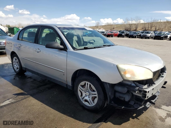 2007 Chevrolet Malibu LS w/1FL with VIN 1G1ZS58F97F148851, listed as a Copart auction lot 51128615 with 157,376 mi miles and Salvage Title. Bid and sale history available at carsss.com. Image 4.