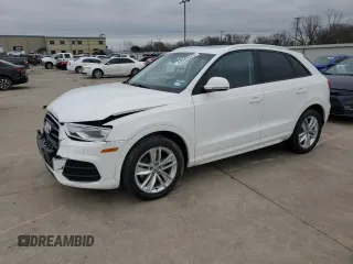 2017 Audi Q3 Premium with VIN WA1BCCFS3HR015958, listed as a Copart auction lot 44949445 with 72,730 mi miles and Salvage Title. Bid and sale history available at carsss.com. Image 1.