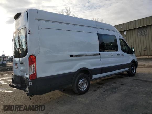 2021 Ford Transit Cargo with VIN 1FTBW3X83MKA60787, listed as a Copart auction lot 42815295 with 31,336 mi miles and Clean Title. Bid and sale history available at carsss.com. Image 3.