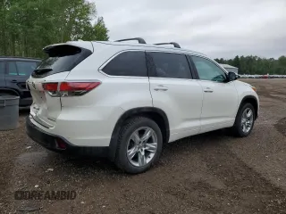 2014 Toyota Highlander Limited with VIN 5TDDKRFH1ES024406, listed as a Copart auction lot 62460525 with 172,598 mi miles and Clean title. Bid and sale history available at DreamBid. Image 3.
