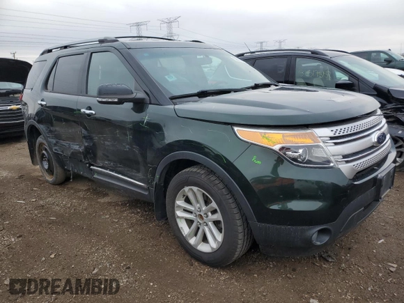 2013 Ford Explorer XLT with VIN 1FM5K8D87DGB51909, listed as a Copart auction lot 52037275 with 115,493 mi miles and Salvage Title. Bid and sale history available at carsss.com. Image 4.