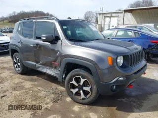 2019 Jeep Renegade Trailhawk with VIN ZACNJBC12KPK02318, listed as a IAAI auction lot 41832565 with 89,177 mi miles and . Bid and sale history available at DreamBid. Image 1.