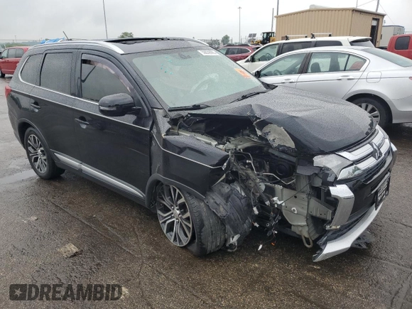 2016 Mitsubishi Outlander GT with VIN JA4JZ4AX1GZ051410, listed as a Copart auction lot 59039995 with 120,892 mi miles and Salvage title. Bid and sale history available at DreamBid. Image 4.