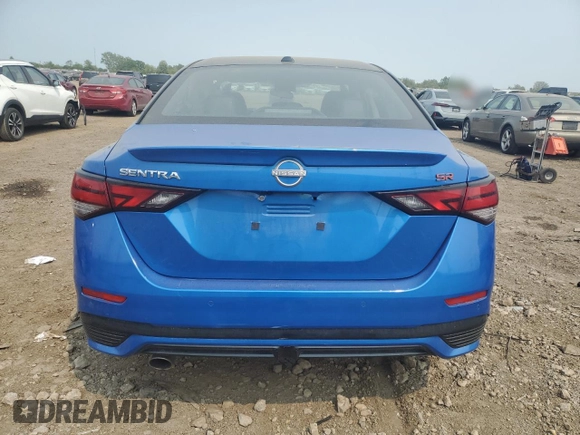 2024 Nissan Sentra SR with VIN 3N1AB8DV1RY285848, listed as a Copart auction lot 59190915 with 10,006 mi miles and Salvage title. Bid and sale history available at DreamBid. Image 6.