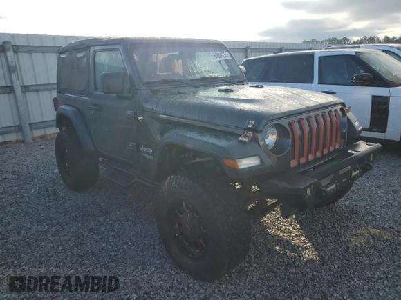 2018 Jeep Wrangler Sport with VIN 1C4GJXAG1JW219516, listed as a Copart auction lot 85608774 with 89,488 mi miles and Salvage Title. Bid and sale history available at DreamBid. Image 4.