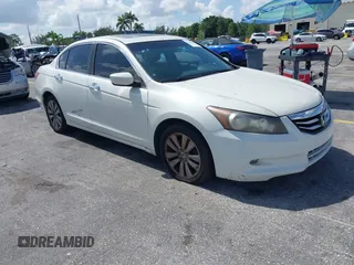 2011 Honda Accord EX-L z VIN 5KBCP3F80BB002022, wystawiony jako IAAI lot #42468393 z przebiegiem 125 877 mil mil oraz . Historia ofert i sprzedaży dostępna na DreamBid. Obrazek 1.