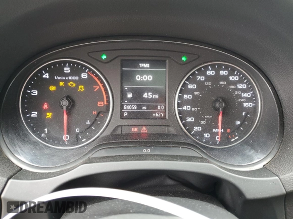 2015 Audi A3 1.8T Premium with VIN WAUACGFF0F1115973, listed as a Copart auction lot 51702963 with 84,059 mi miles. Bid and sale history available at carsss.com. Image 9.