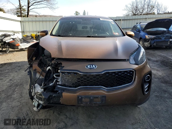 2018 Kia Sportage LX with VIN KNDPMCAC0J7447496, listed as a Copart auction lot 49890975 with 76,702 mi miles and Salvage Title. Bid and sale history available at carsss.com. Image 5.