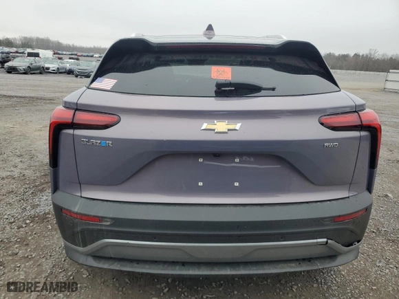 2024 Chevrolet Blazer EV eAWD LT with VIN 3GNKDBRJ8RS200402, listed as a Copart auction lot 84371444 with 0 mi miles and Salvage Title. Bid and sale history available at carsss.com. Image 6.