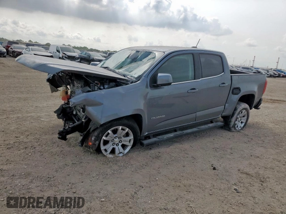 2019 Chevrolet Colorado 2WD LT z VIN 1GCGSCEN1K1133507, wystawiony jako Copart lot #58332065 z przebiegiem Nie podano mil oraz Szkoda całkowita • Salvage title. Historia ofert i sprzedaży dostępna na DreamBid. Obrazek 1.