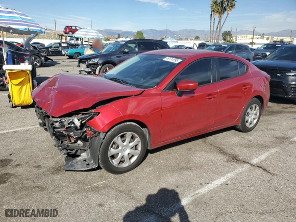2017 Mazda Mazda3 4-Door Sport with VIN 3MZBN1U77HM112307, listed as a Copart auction lot 46114995 with 60,684 mi miles and Salvage Title. Bid and sale history available at carsss.com. Image 1.